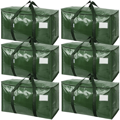 TICONN 6-pack bags folded for space-saving storage.