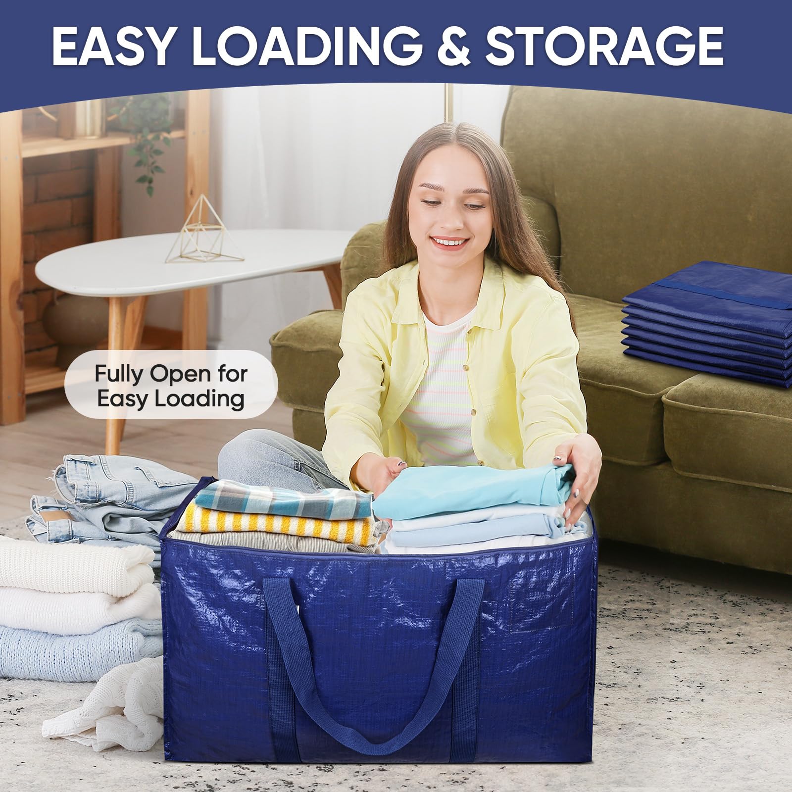 TICONN 24-gallon capacity helps organize closets and dorms.