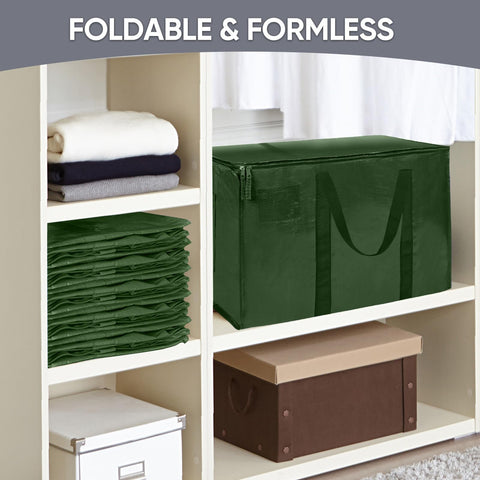 TICONN olive bag with sturdy carrying handles in action.