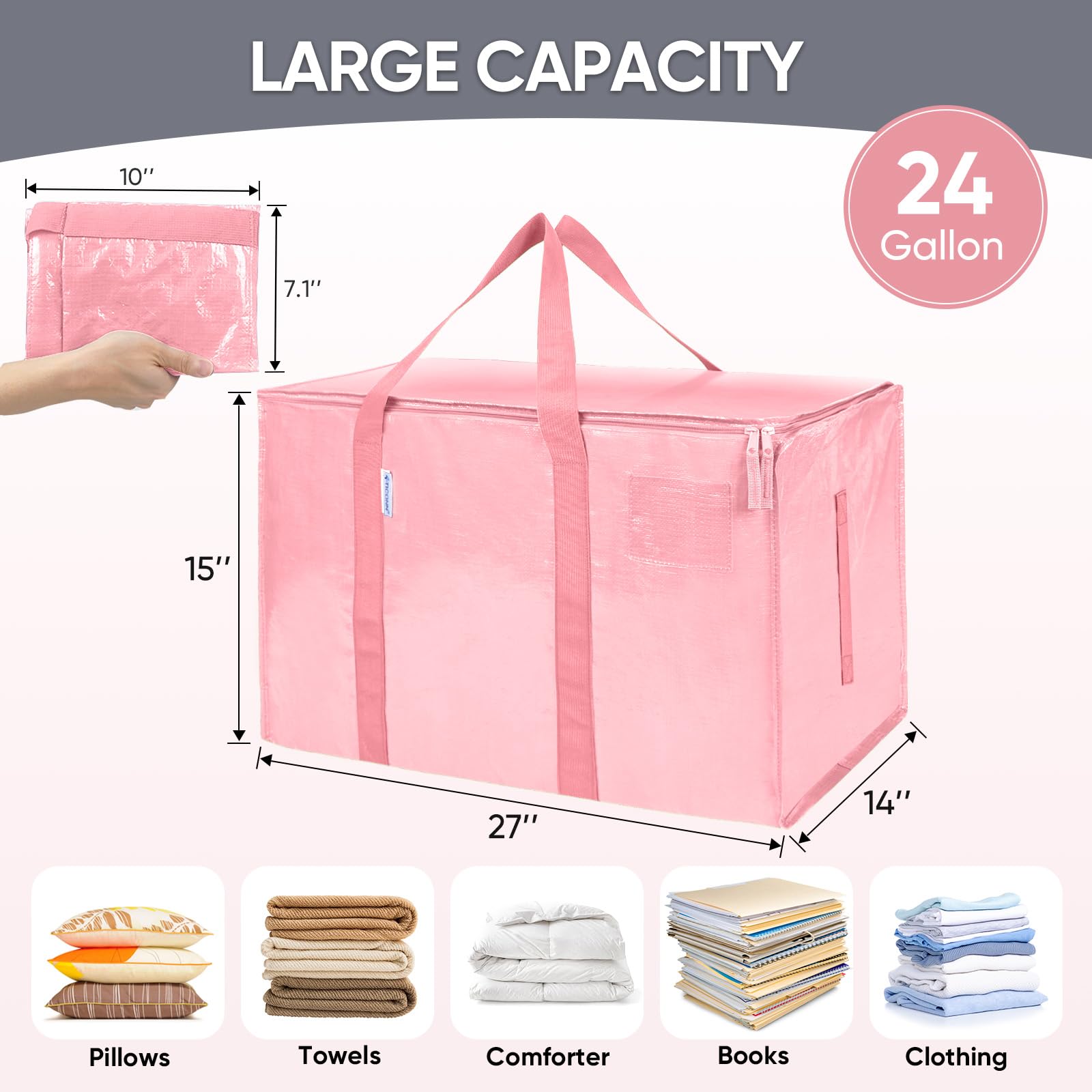TICONN fold-flat design enables compact storage when not in use.