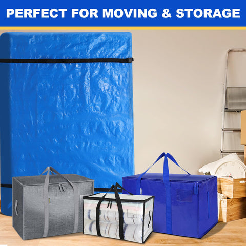 TICONN blue color mattress bag for easy visibility