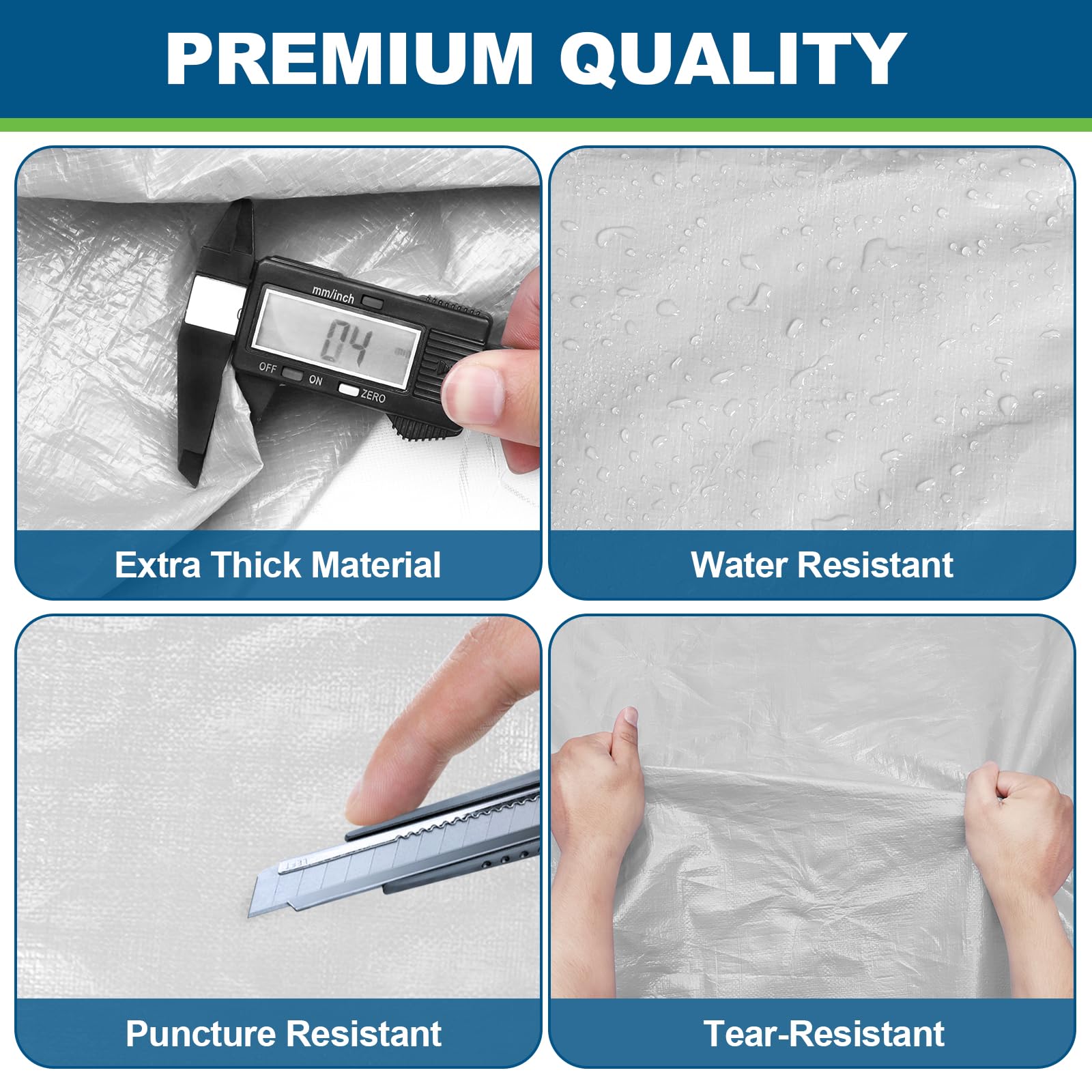 TICONN bag with built-in handles for controlled lifting during moves.