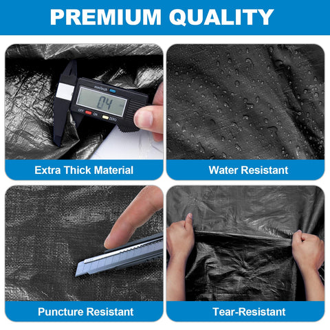 TICONN queen-sized bag in use shows full-around coverage