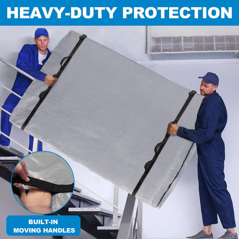 TICONN gray queen-size bag designed for reliable moving and storage.