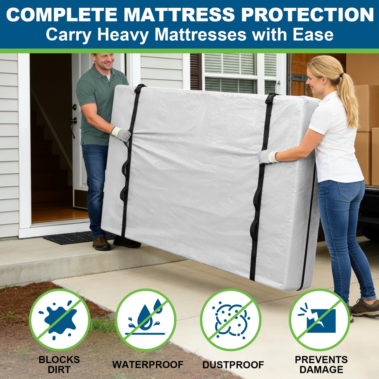 TICONN king-size bag shields from dust and stains when stored