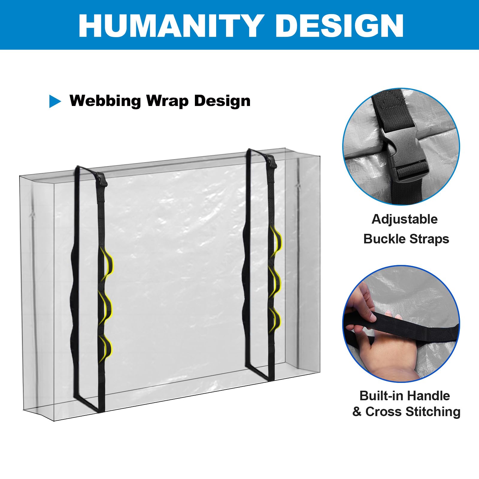 TICONN multi-size options fit mattresses up to 16 inches thick.