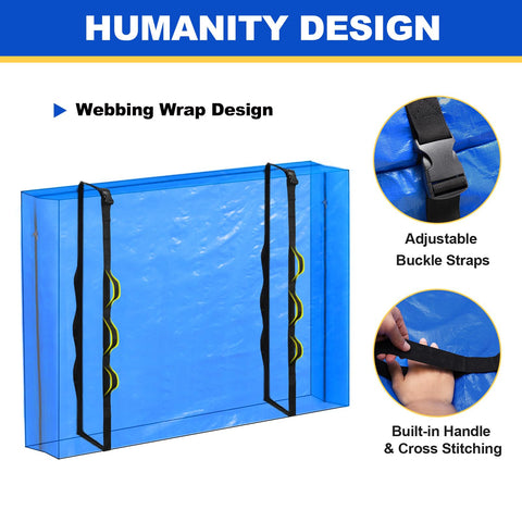 TICONN bag protects mattress from dust and dirt during transport