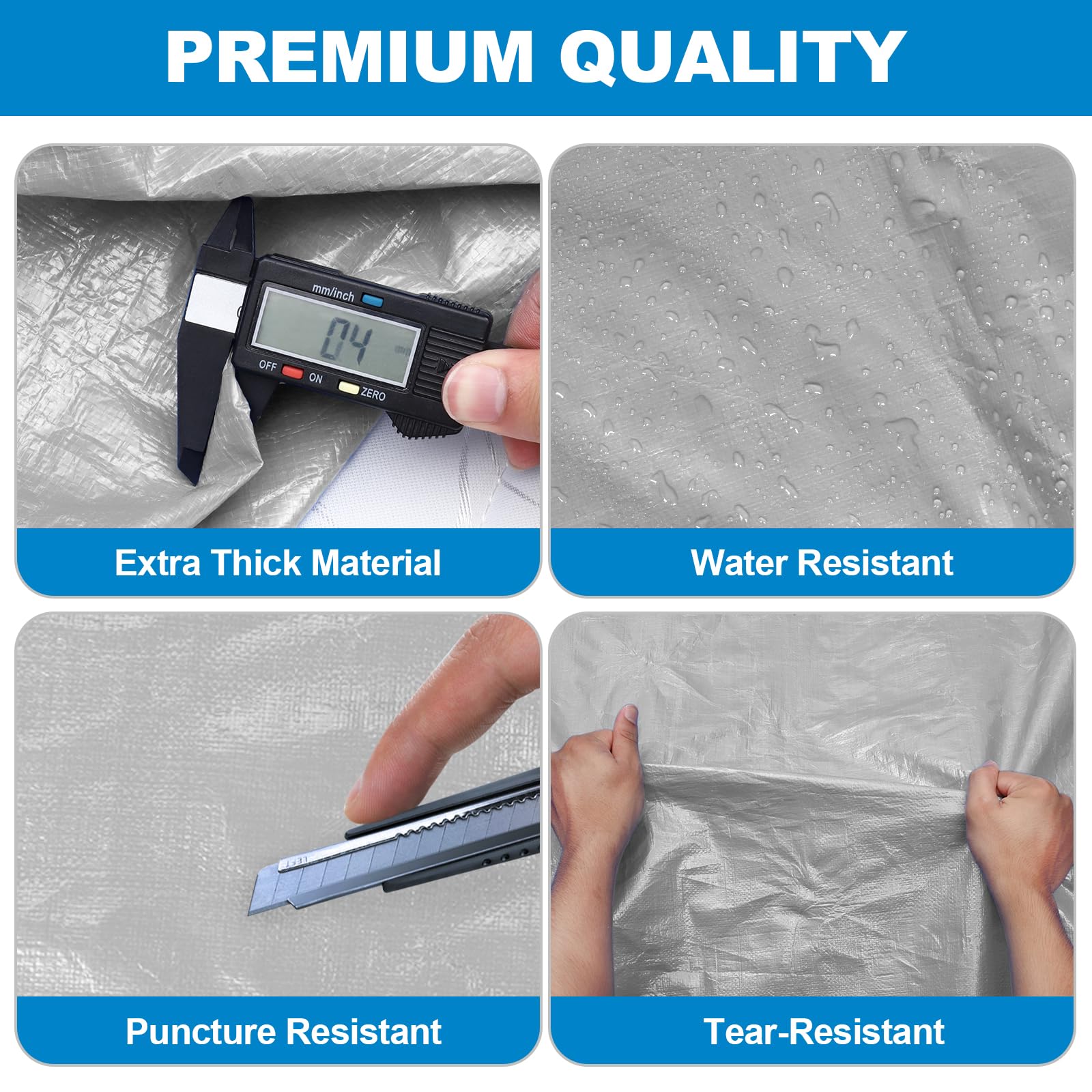 TICONN coverage protects from dirt and stains during loading and unloading.