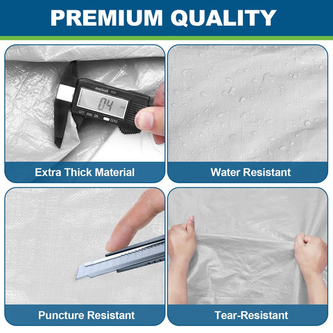 TICONN bag with smooth zipper for quick sealing and access
