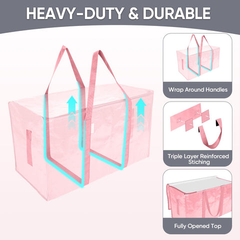 TICONN wide wraparound carrying handles support heavy-duty transport.