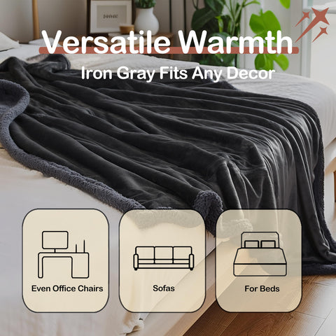 TICOO machine-washable blanket designed for easy cleaning and long-lasting softness.