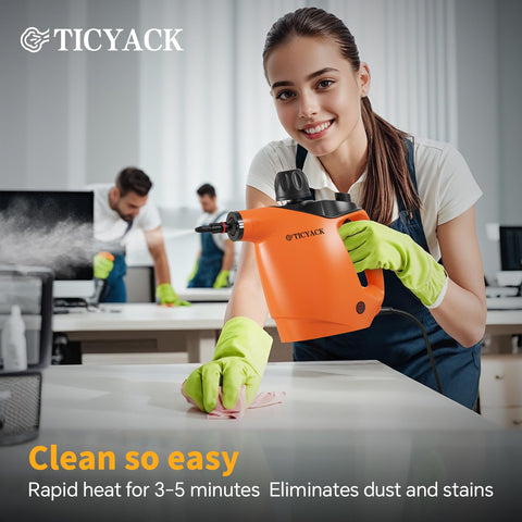 TICYACK Steam cleaner tackles kitchen grout and car interiors without chemicals