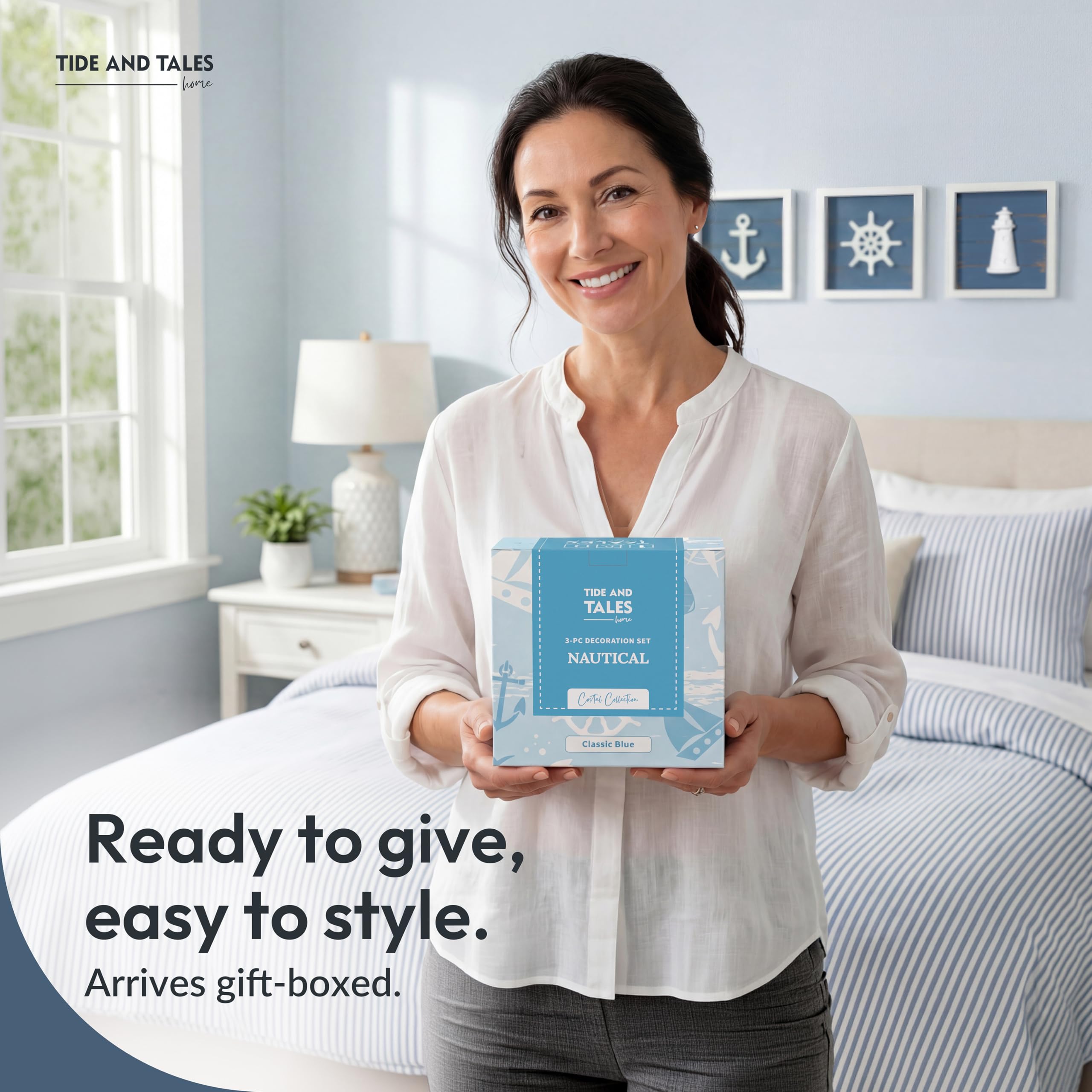 Tide and Tales gift-ready box signals a thoughtful coastal gift.