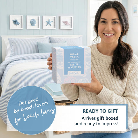 Tide and Tales gift-ready packaging seaside decor for ocean lovers