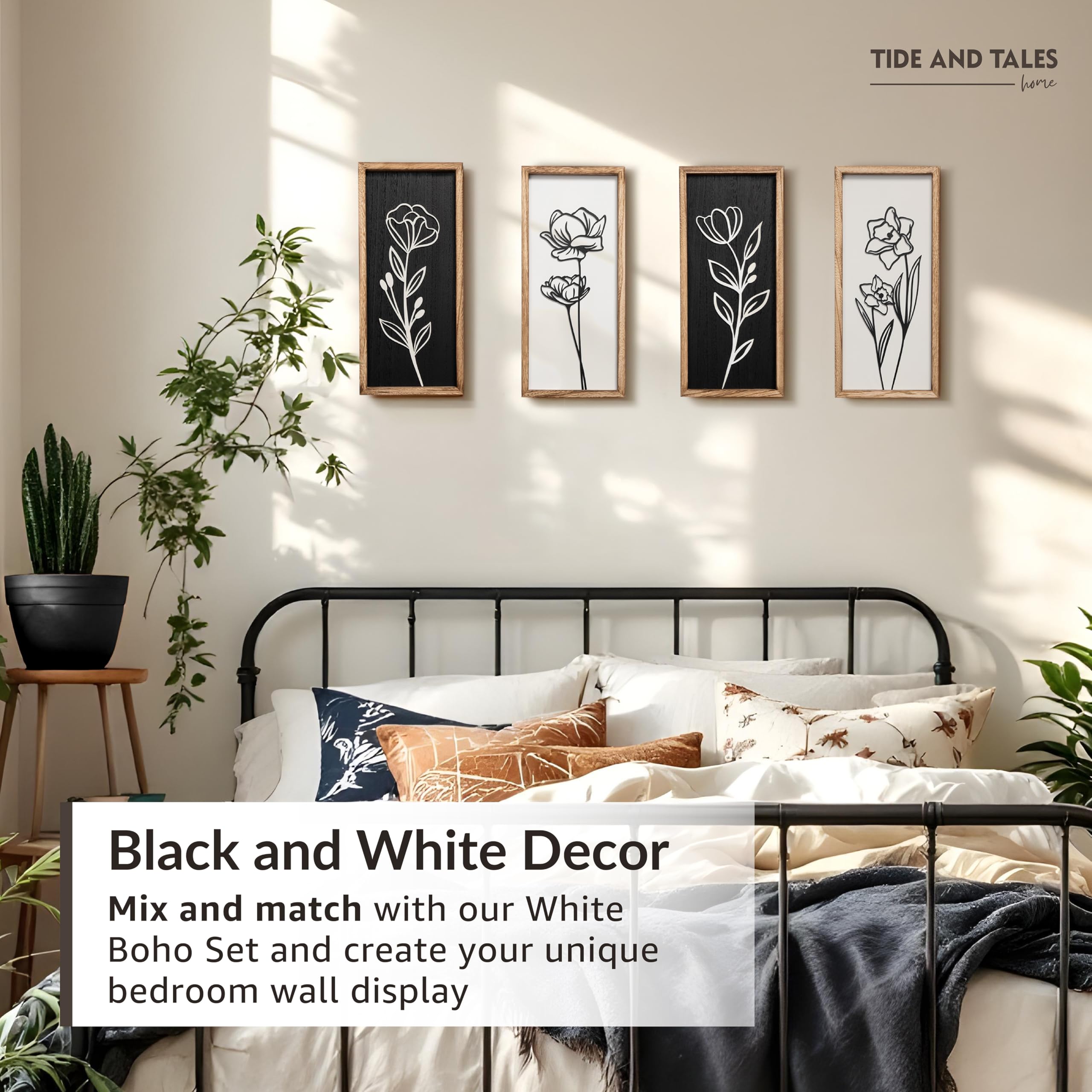 Lightweight design simplifies hanging and repositioning in spaces.