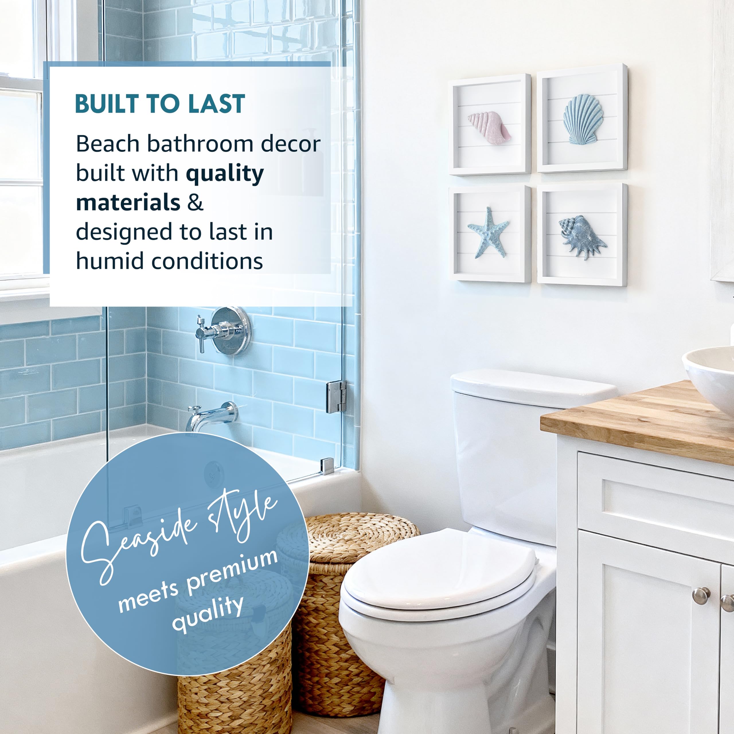 Tide and Tales ready-to-hang design simplifies installation