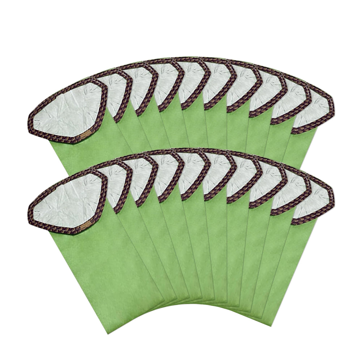 TidiRob 107313 bag with open triangular collar fits ProTeam vacuums for quick replacement.