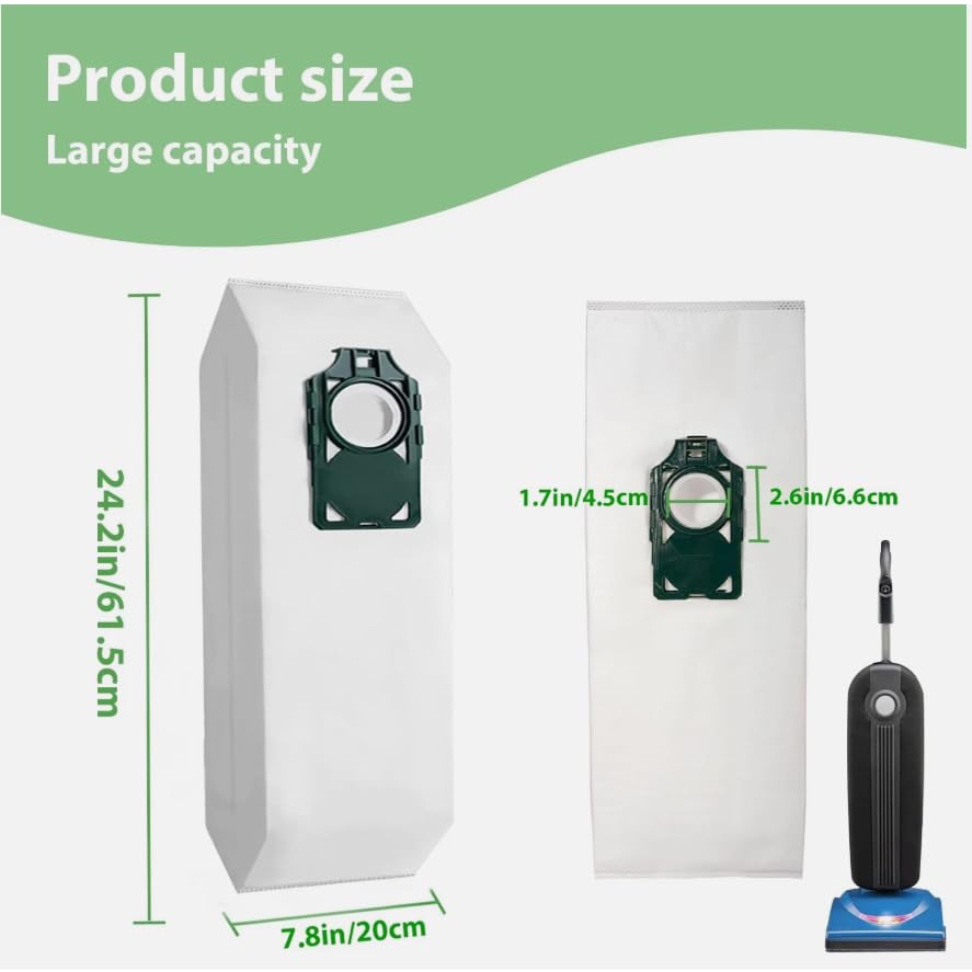 TidiRob HEPA bag 3-ply close-up showing durable construction for everyday vacuuming.