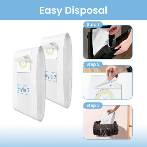 TidiRob Style 7 easy-installation design simplifies bag replacement.