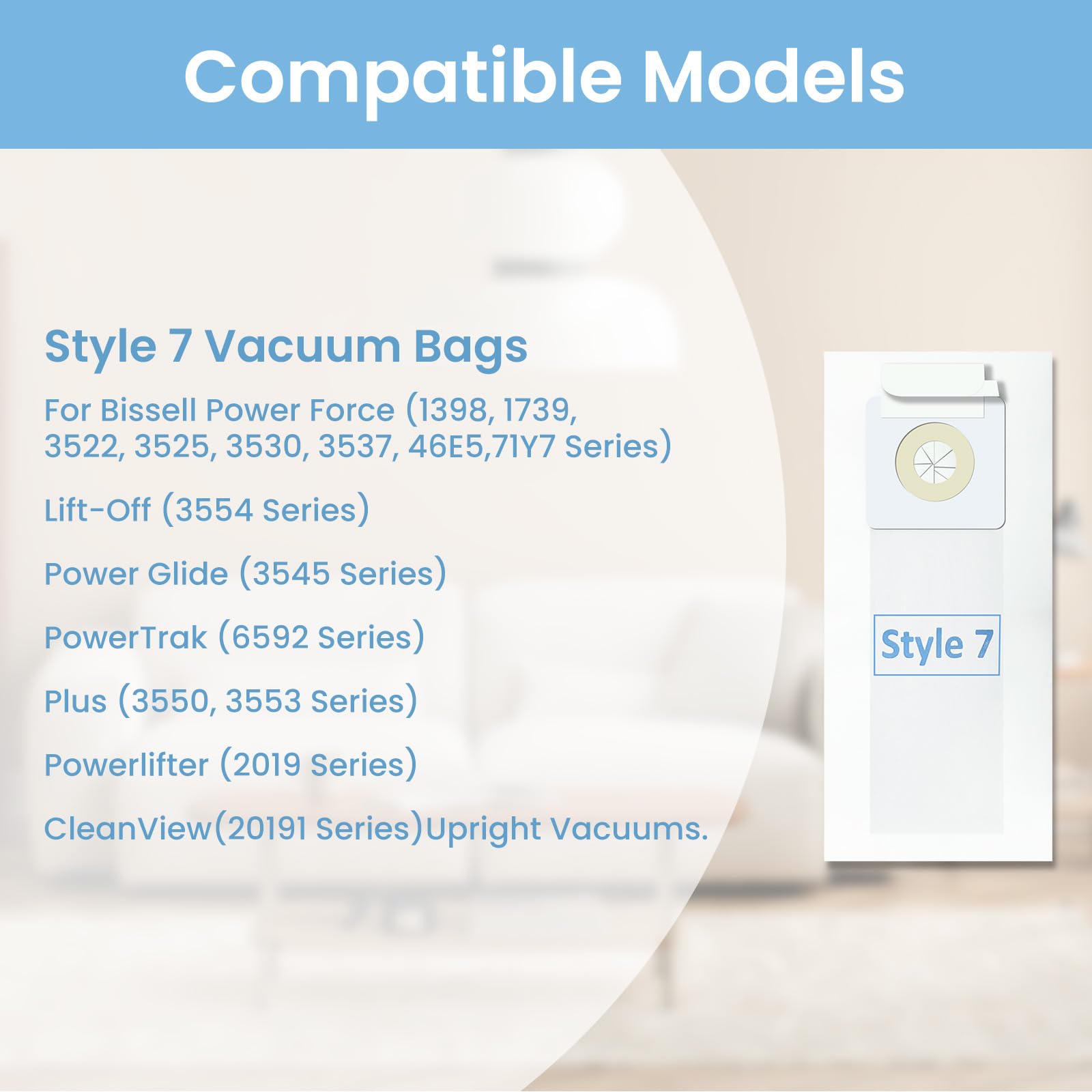 TidiRob Style 7 premium filtration traps fine dust and dander.