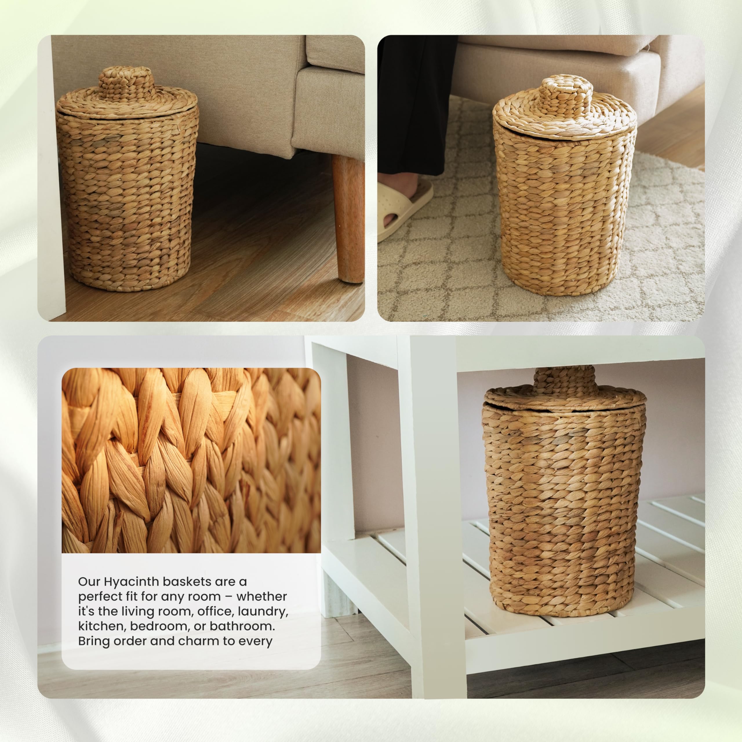 Tidita compact 2-gallon bin fits tight corners while offering practical storage
