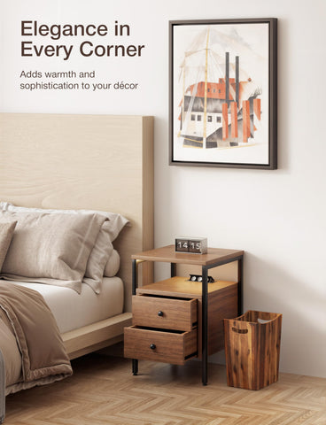 Tidita wastebasket blends into living room decor while serving everyday waste