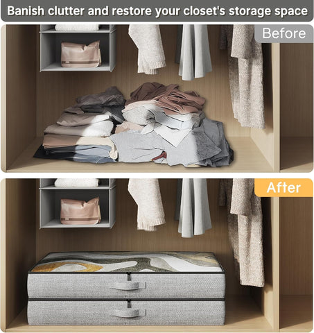 TidyCorner durable linen fabric bin built to hold bulky items reliably.