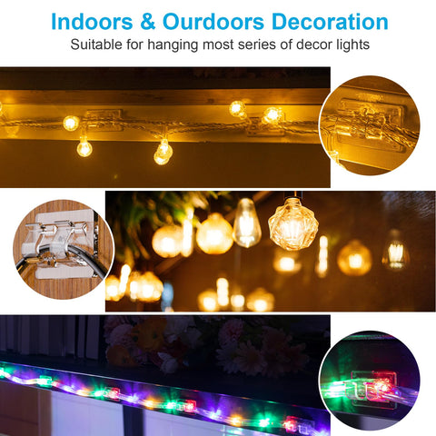 TidyHelper outdoor clips suit patios, porches, holidays for easy lighting