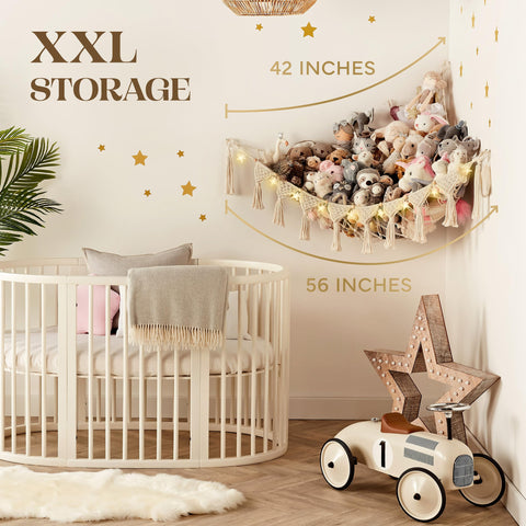 TIDYTEDS boho tassels and beads add whimsical decor to any kids’ room.