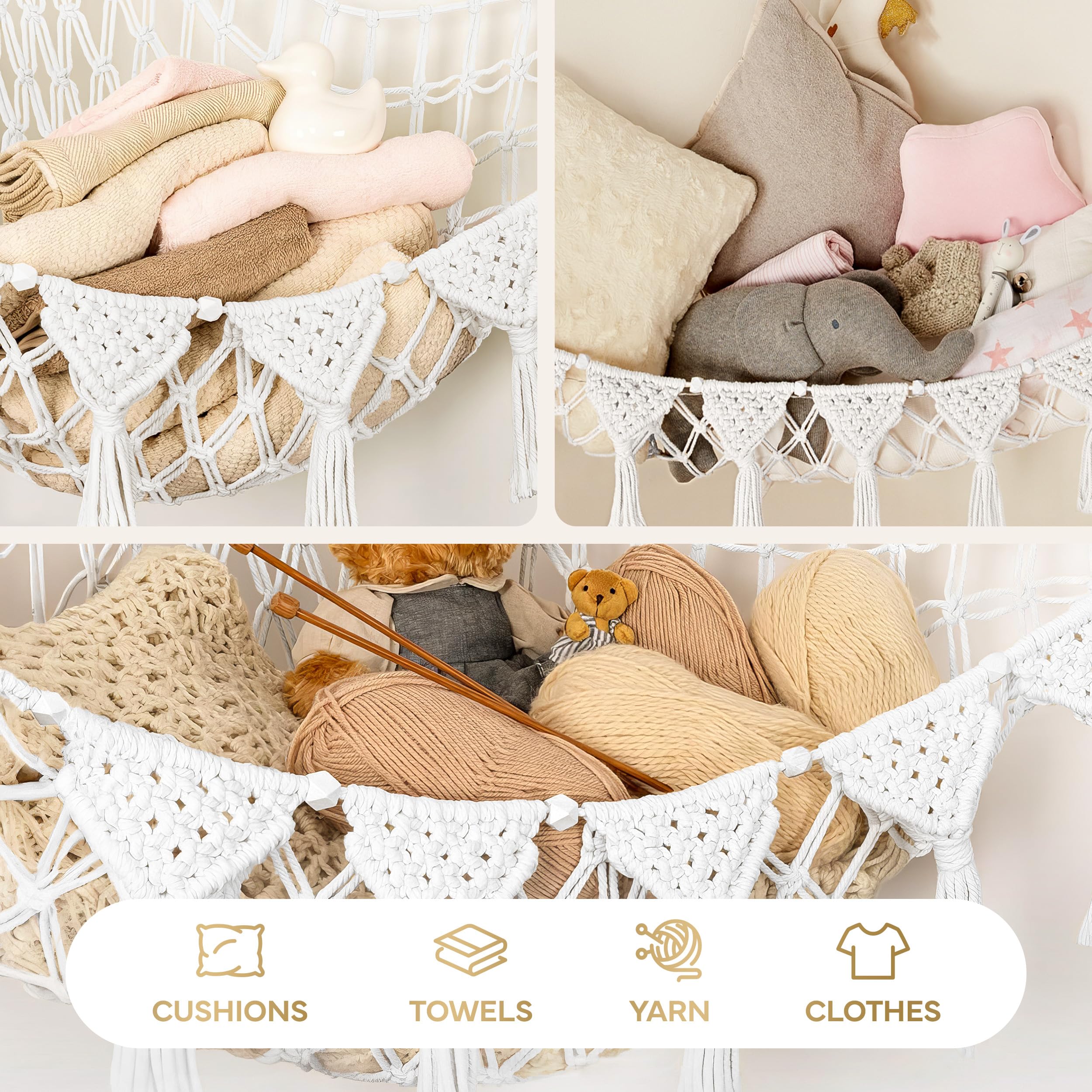 TIDYTEDS oversized plush storage fits multiple small plushies.