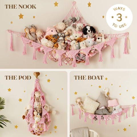 TIDYTEDS star night lights and wall decor create a cozy room ambiance.