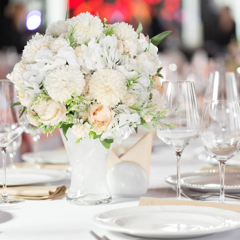 Tigeen artificial wedding flowers centerpieces ready to arrange.
