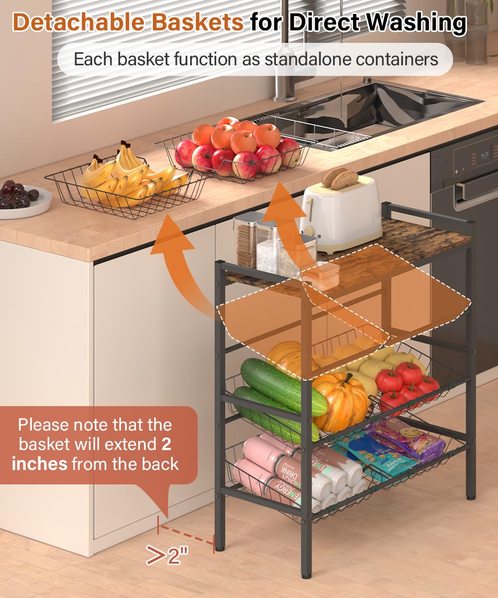 Tigerden freestanding unit ready to place in kitchen, living room, or office.