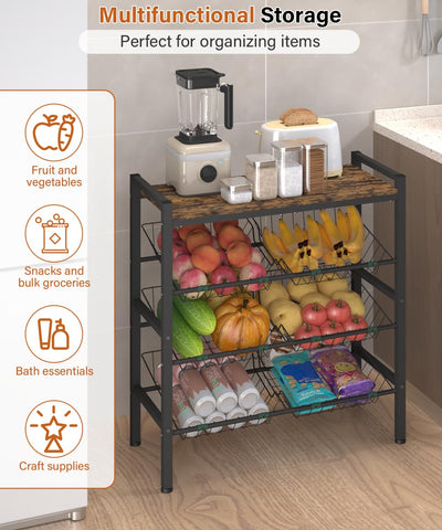 Tigerden versatile-kitchen-island fits many rooms for organized display.