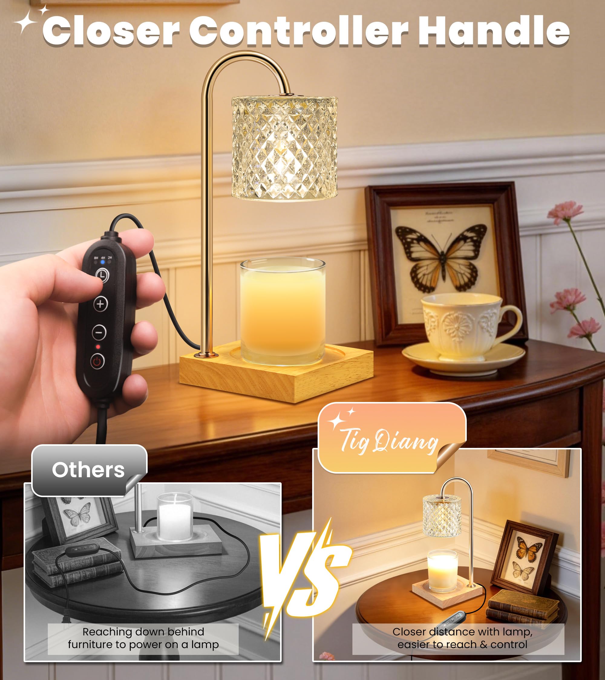TigQiang flameless operation preserves fragrance without burning wax