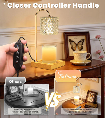 TigQiang flameless operation preserves fragrance without burning wax