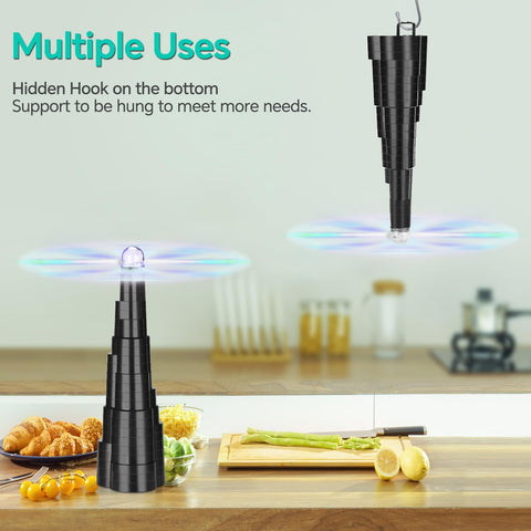 Tihilgam 4-pack table fly fans for flexible dining setups