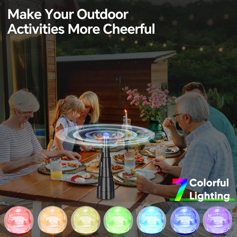 Tihilgam LED light ball on top enhances ambient dining lighting