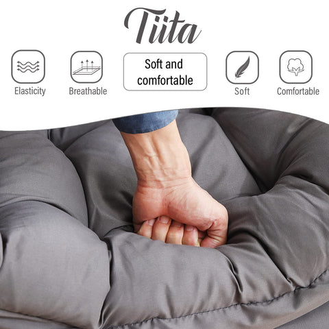 Tiita chair shown with simple, screwless assembly