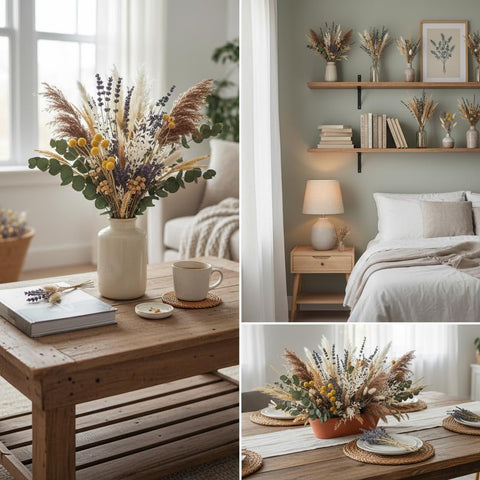 Tikaray pampas grass wall decor pairs with arches and tablescapes.