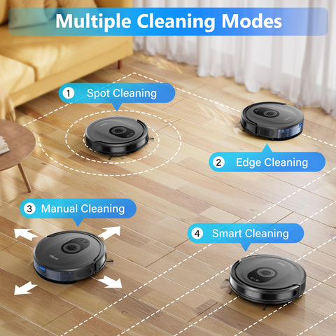 Tikom G8000 Max adapts to hard floors, carpets, and rugs.