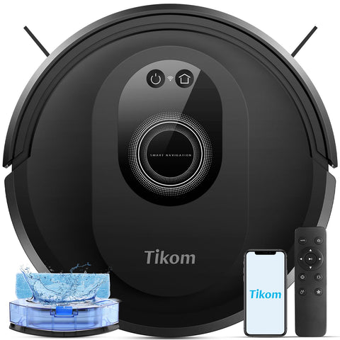 Tikom G8000 Max suction on hard floors for efficient cleaning.
