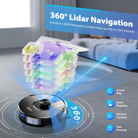 Tikom L8000 Pro smart mapping for multi-room layouts.
