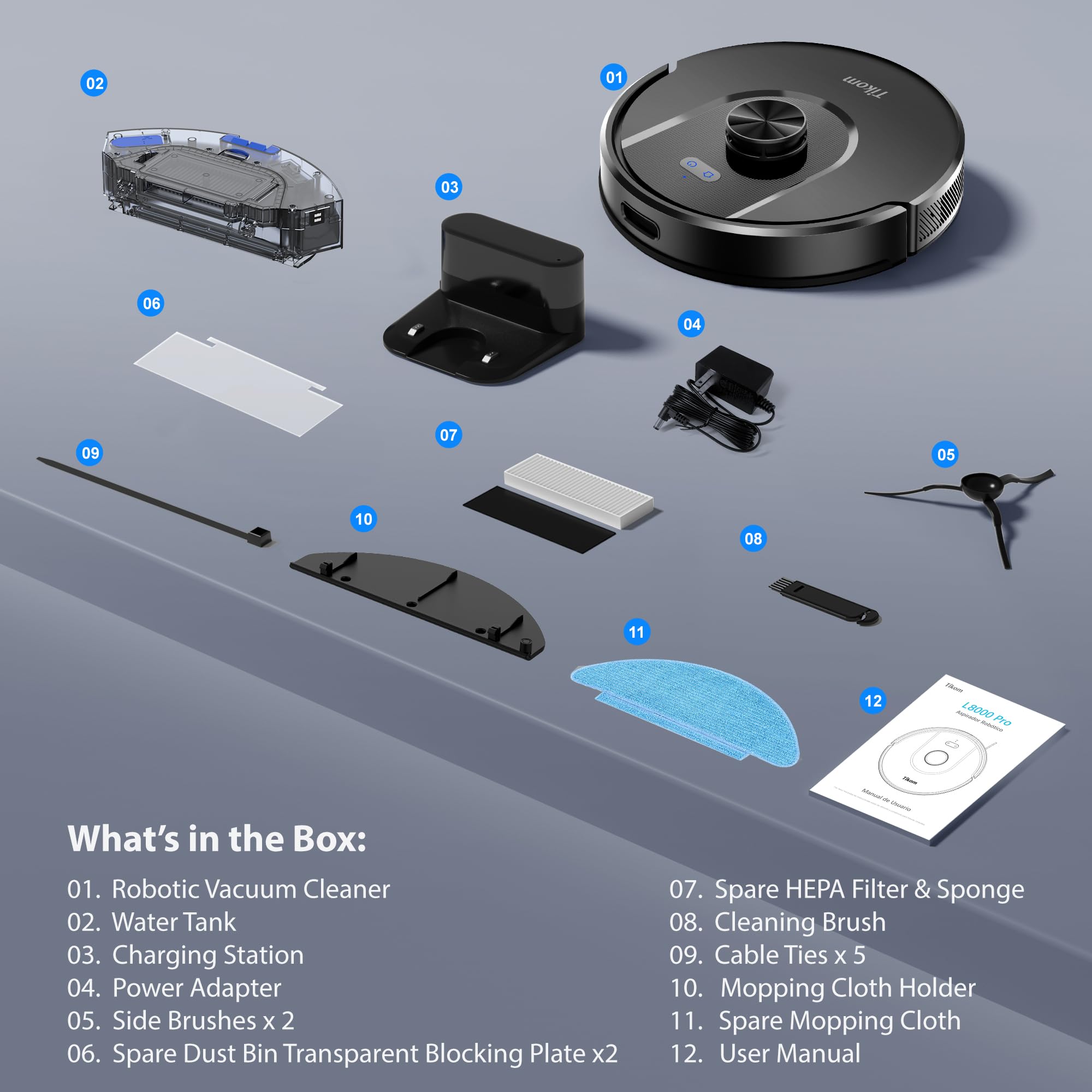 Tikom L8000 Pro works with Alexa and Google Home.