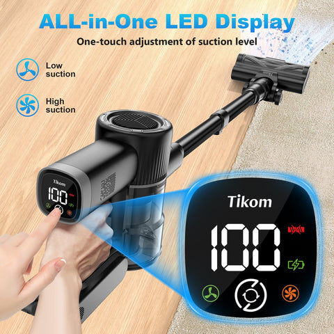 Tikom V450 detachable battery allows flexible charging options