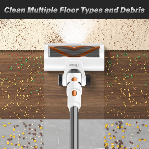 Tikom V500 included accessories for crevice and dusting tasks.
