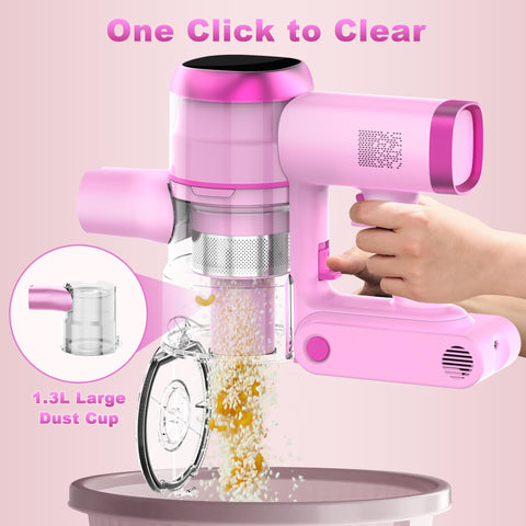 Tikom V500 included accessories support complete home cleaning tasks.