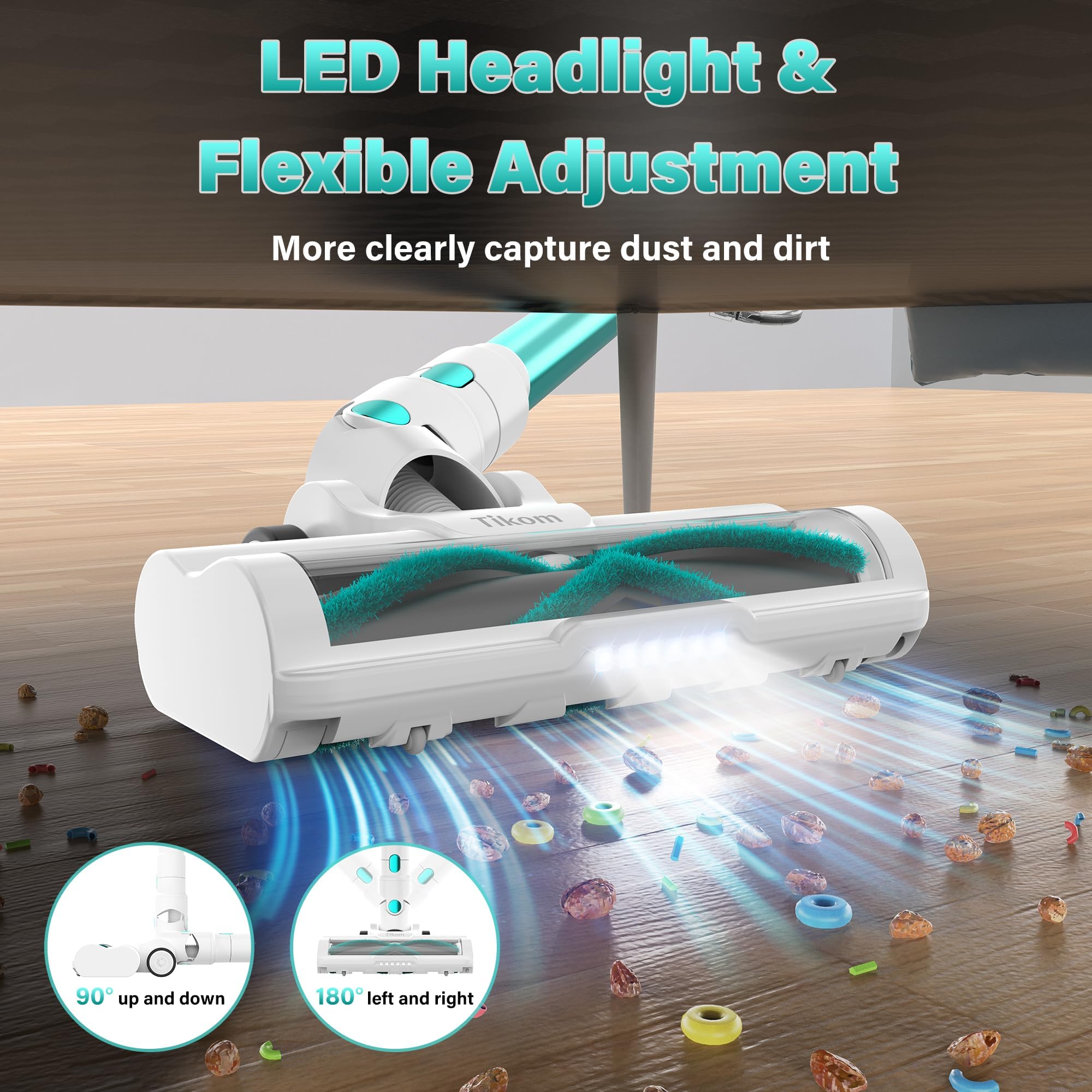 Tikom V500 2-in-1 soft dusting brush protects delicate surfaces