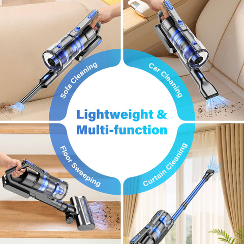 Tikom V700 includes 6 cleaning configurations with accessories.