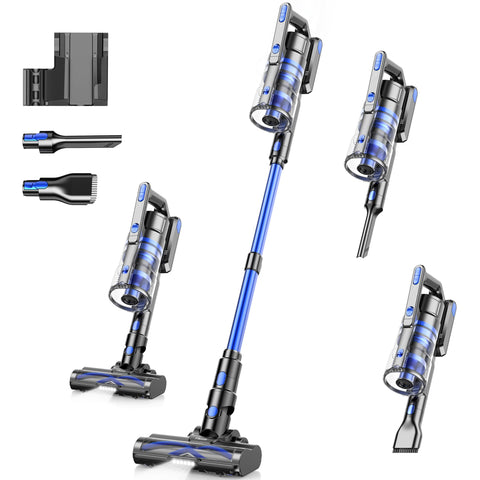Tikom V700 suction power for deep cleaning on carpets.
